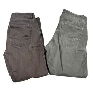 Kuhl Pants Men's 38x32 Brown  Free Rydr Carpenter‎ Workwear Distressed 2PCS